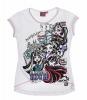 Tricou monster high alb