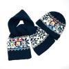 Set caciula cu fular disney mickey denim