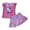 Set tricou cu fusta Charmmy Kitty roz deschis