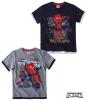 Tricou spiderman (pachet de 2 buc.)- gri cu albastru inchis