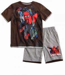 Set tricou cu pantaloni scurti Spiderman