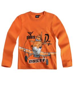 Bluza cu maneca lunga Disney Planes portocalie