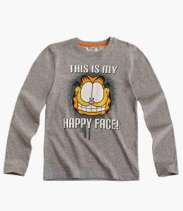 Bluza cu maneca lunga Garfield gri