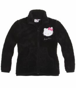 Jacheta polar Hello Kitty neagra