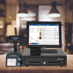 Sistem de gestiune PREMIUM - cu Imprimanta fiscala, Sertar bani, POS All-in-One, Sedona Retail (POS All-in-One cu Windows inclus: - Poindus PT-58C procesor J6412)