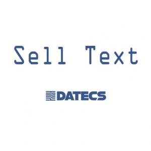 Driver Sell Text pentru case de marcat Datecs