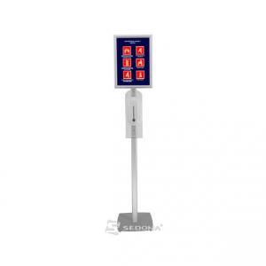 Stand de podea cu dispenser automat si rama click A3 &ndash; IB290