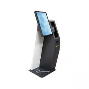 Terminal Aures Kosmos 22&#039;&#039; cu imprimanta, scanner 2D si Windows (Stand terminal de plata - Fara)