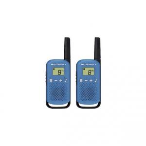 Walkie Talkie Motorola T42 Albastru/Rosu (2 bucati) (Culoare - Albastru)