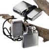 Bricheta Zippo Brushed Chrome Silver