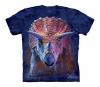 Tricou charging triceratops