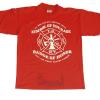 Tricou barbati fire-department rosu