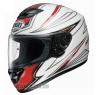 Casca SHOEI QWEST AIRFOIL RED-WHITE