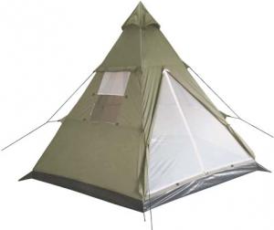 Cort 3 Persoane Indian Tent Tipi Oliv