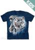 Tricou copii find 9 white tigers