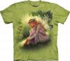Tricou lady butterfly in glade