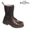 Bocanci Boots & Braces 10 Hole Burgundia RUB-off