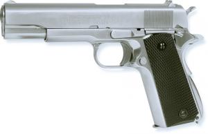 Pistol Airsoft Colt 1911 0.70 Chromed GreenGas