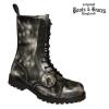 Bocanci Boots & Braces 10 Hole Alb RUB-off