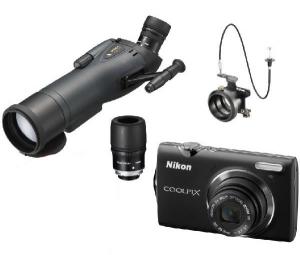 Digiscoping Nikon Coolpix S5100 Kit
