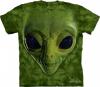 Tricou green alien face