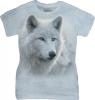 Tricou dama white out wolf