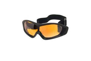 Ochelari airsoft protectie tip goggles cu lentile portocalii