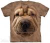 Tricou big face shar pei puppy