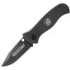 Briceag smith & wesson clip point blade black