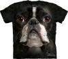 Tricou boston terrier face