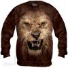 Bluza big face roaring lion crew