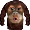 Bluza big face baby orangutan crew