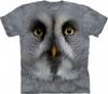 Tricou great grey owl face