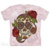 Tricou paisley sugar skull