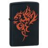 Bricheta zippo hidden dragon black matte