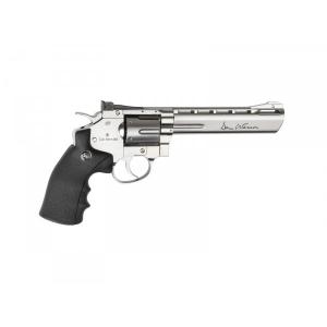 REVOLVER DAN WESSON 6 INCH SILVER - FULL METAL - GNB - CO2