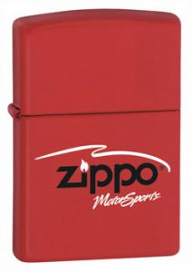 Bricheta Zippo Red Matte Zippo Motorsports