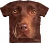 Tricou chocolate lab face