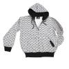 Hanorac tabu zip-hood skull aligned