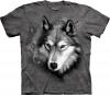Tricou wolf in the mirror