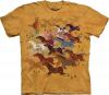 Tricou running horses & sun