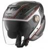 Casca PROBIKER DEMI-JET FIBER 2 BLACK