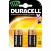 Set 4 Baterii Alkaline Duracell R3 AAA