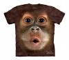 Tricou copiii big face baby orangutan