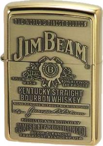 Bricheta Zippo Emblema Jim Beam