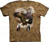 Tricou flying eagle brown