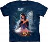 Tricou indian woman wolf & fire