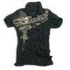 Tricou raw vintage motion polo wing skull