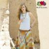 Maieu dama sleeveless fol alb