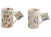 Cana "botanical assorted" bone china mugs